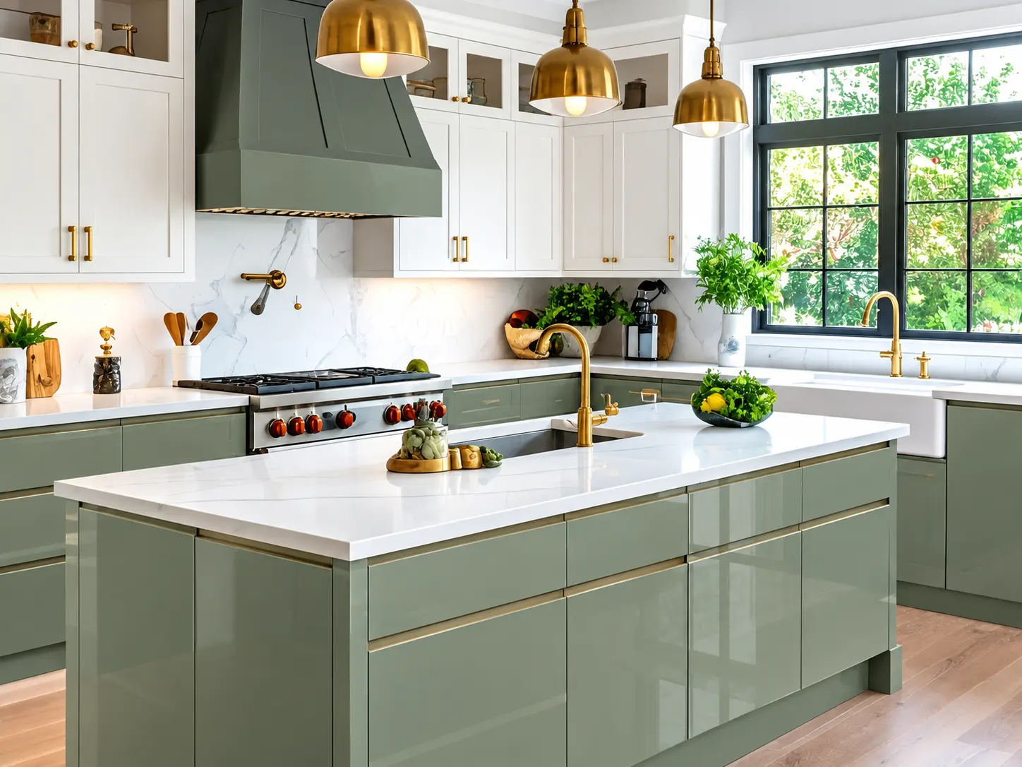 Acrylic Gloss and Matt Shutter Modular Kitchen in Madurai